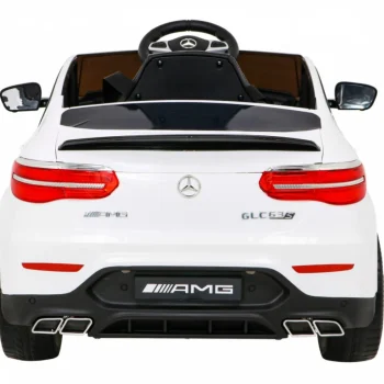 Mercedes Benz Glc63s Za Djecu, Bijeli Suv + Daljinski Upravljač + 4x4 Pogon, Bijela 6