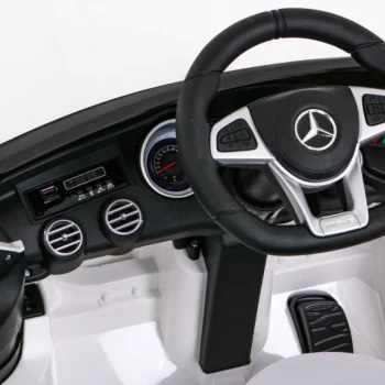 Mercedes Benz Glc63s Za Djecu, Bijeli Suv + Daljinski Upravljač + 4x4 Pogon, Bijela 8