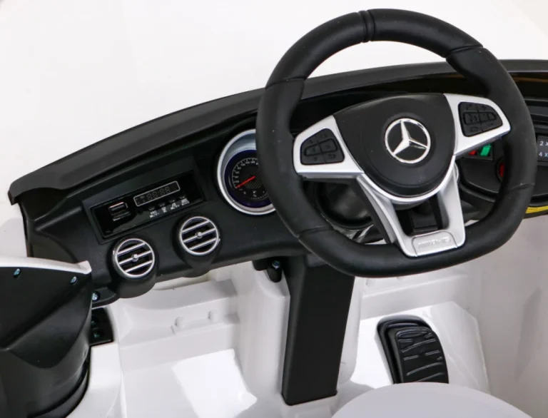 Mercedes Benz Glc63s Za Djecu, Bijeli Suv + Daljinski Upravljač + 4x4 Pogon, Bijela 8
