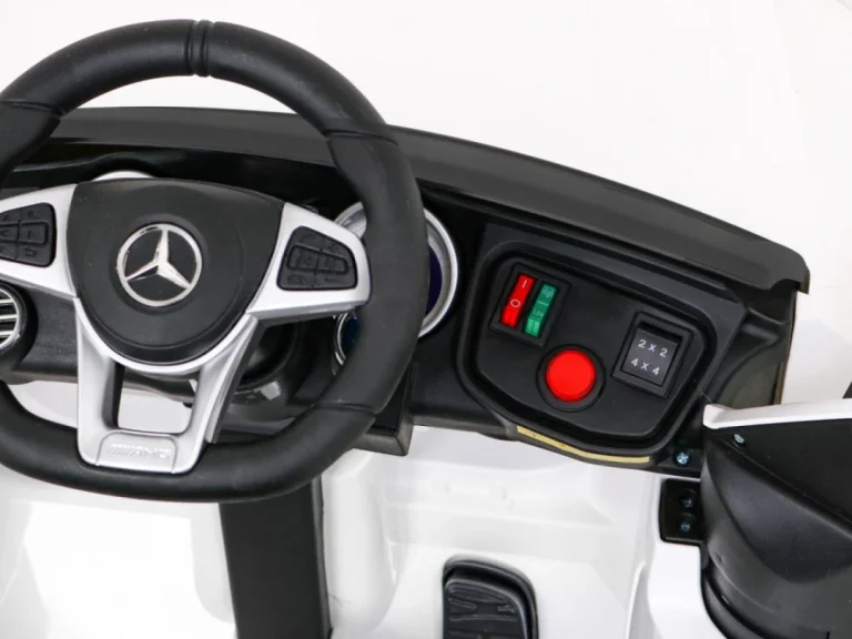 Mercedes Benz Glc63s Za Djecu, Bijeli Suv + Daljinski Upravljač + 4x4 Pogon, Bijela 9