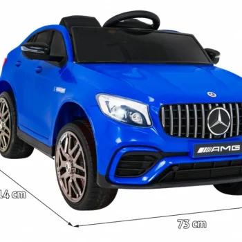 Mercedes Benz Glc63s Za Djecu Plavi Suv S Daljinskim Upravljačem, Plava 2