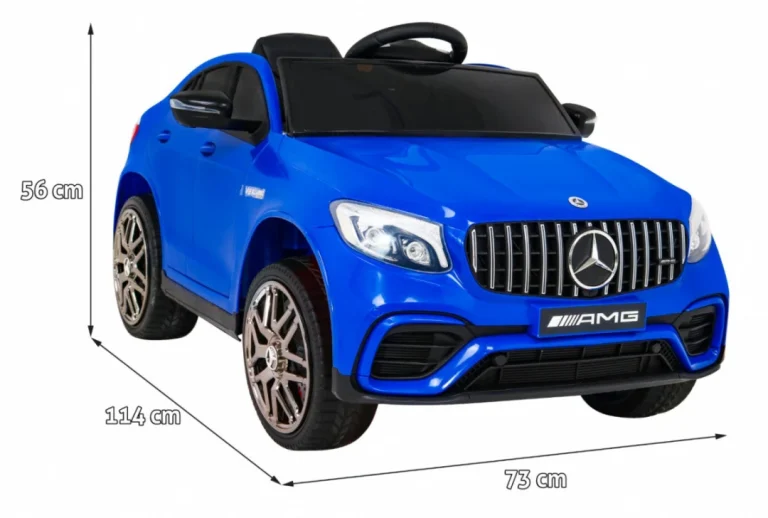 Mercedes Benz Glc63s Za Djecu Plavi Suv S Daljinskim Upravljačem, Plava 2