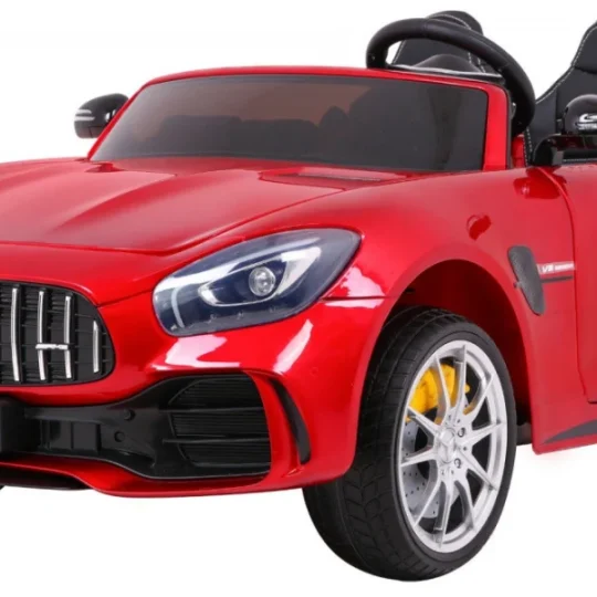 Mercedes Benz Gt R Za Djecu Crvena Boja + 4x4 Pogon + Ventilacijski Otvor + Daljinski Upravljač 1