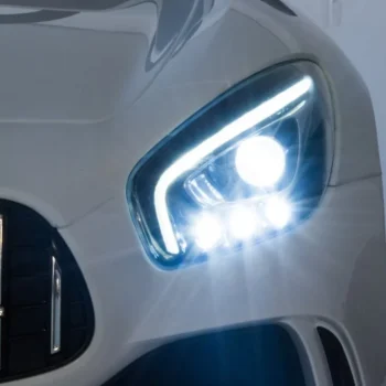 Mercedes Benz Gt R Za Djecu Crvena Boja + 4x4 Pogon + Ventilacijski Otvor + Daljinski Upravljač 11