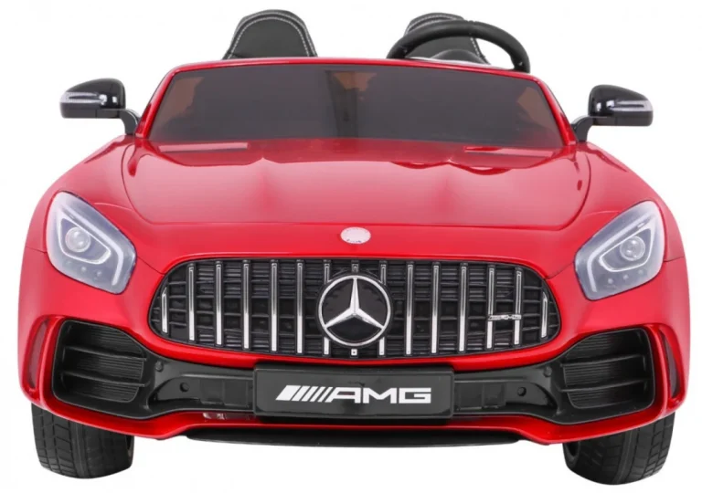 Mercedes Benz Gt R Za Djecu Crvena Boja + 4x4 Pogon + Ventilacijski Otvor + Daljinski Upravljač 3