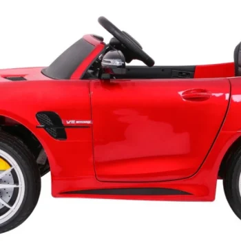 Mercedes Benz Gt R Za Djecu Crvena Boja + 4x4 Pogon + Ventilacijski Otvor + Daljinski Upravljač 4