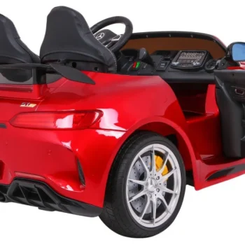Mercedes Benz Gt R Za Djecu Crvena Boja + 4x4 Pogon + Ventilacijski Otvor + Daljinski Upravljač 5