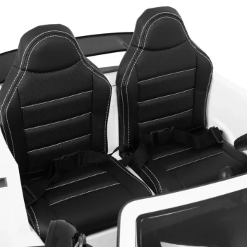 Mercedes Benz Gt R Za Djecu Bijela Boja + 4x4 Pogon + Ventilacijski Otvor + Daljinski Upravljač 12
