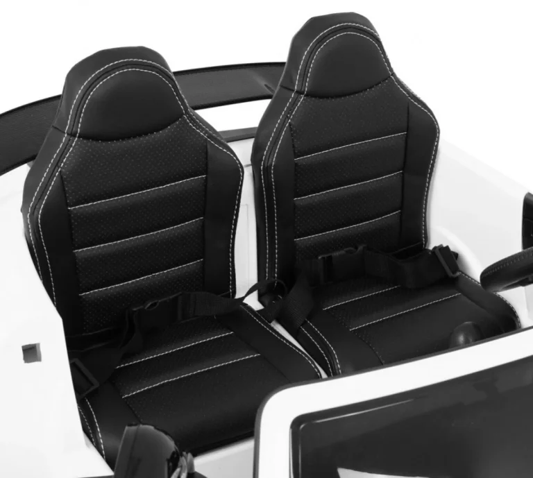 Mercedes Benz Gt R Za Djecu Bijela Boja + 4x4 Pogon + Ventilacijski Otvor + Daljinski Upravljač 12