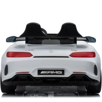 Mercedes Benz Gt R Za Djecu Bijela Boja + 4x4 Pogon + Ventilacijski Otvor + Daljinski Upravljač 17