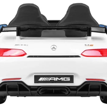Mercedes Benz Gt R Za Djecu Bijela Boja + 4x4 Pogon + Ventilacijski Otvor + Daljinski Upravljač 7