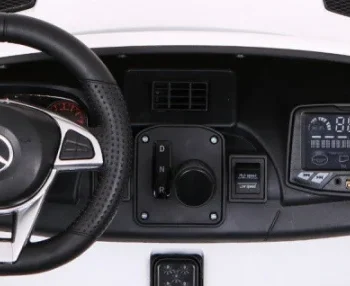 Mercedes Benz Gt R Za Djecu Bijela Boja + 4x4 Pogon + Ventilacijski Otvor + Daljinski Upravljač 8