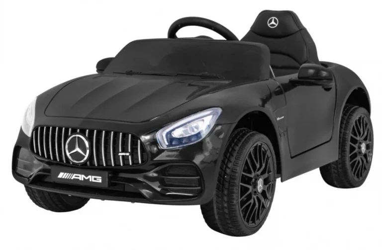 Mercedes Benz Gt Dječja Autosjedalica Na Baterije Crna + Daljinski Upravljač + Spori Start + Mp3 Led 1