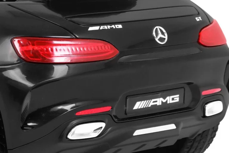 Mercedes Benz Gt Dječja Autosjedalica Na Baterije Crna + Daljinski Upravljač + Spori Start + Mp3 Led 10