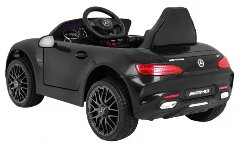 Mercedes Benz Gt Dječja Autosjedalica Na Baterije Crna + Daljinski Upravljač + Spori Start + Mp3 Led 5