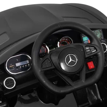 Mercedes Benz Gt Dječja Autosjedalica Na Baterije Crna + Daljinski Upravljač + Spori Start + Mp3 Led 6
