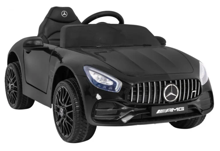 Mercedes Benz Gt Dječja Autosjedalica Na Baterije Crna + Daljinski Upravljač + Spori Start + Mp3 Led 8