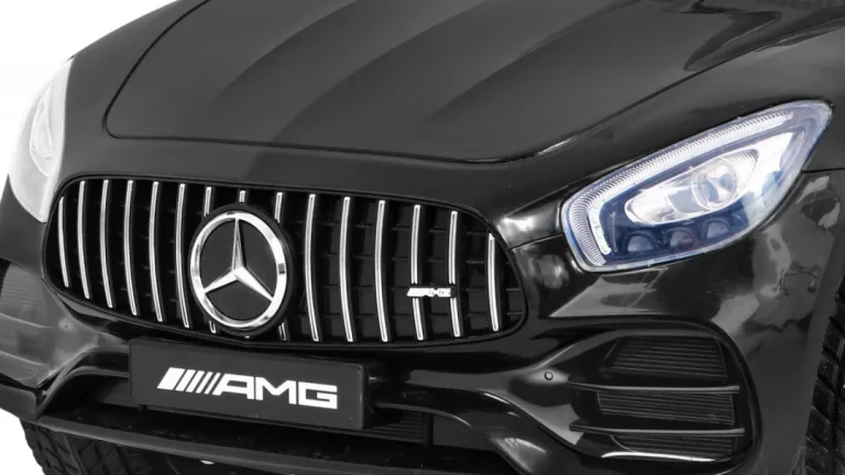 Mercedes Benz Gt Dječja Autosjedalica Na Baterije Crna + Daljinski Upravljač + Spori Start + Mp3 Led 9