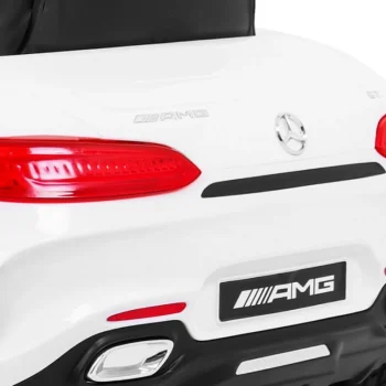 Mercedes Benz Gt Dječja Kolica Na Baterije, Bijela + Daljinski Upravljač + Spori Start + Mp3 Led 12