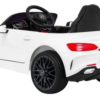 Mercedes Benz Gt Dječja Kolica Na Baterije, Bijela + Daljinski Upravljač + Spori Start + Mp3 Led 5