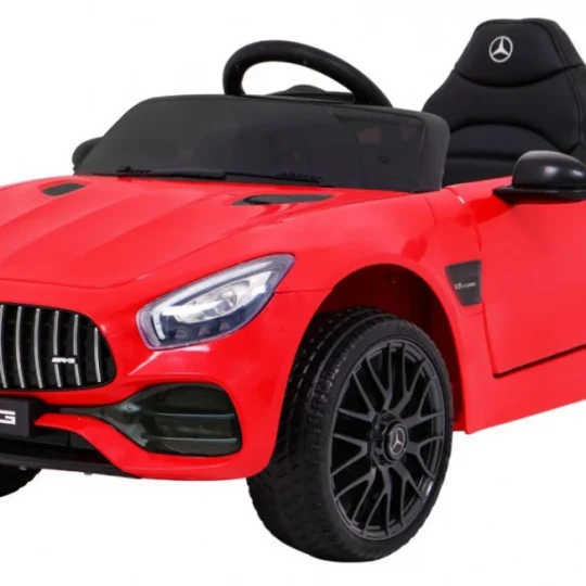 Mercedes Benz Gt Dječja Kolica Na Baterije Crvena + Daljinski Upravljač + Spori Start + Mp3 Led 1