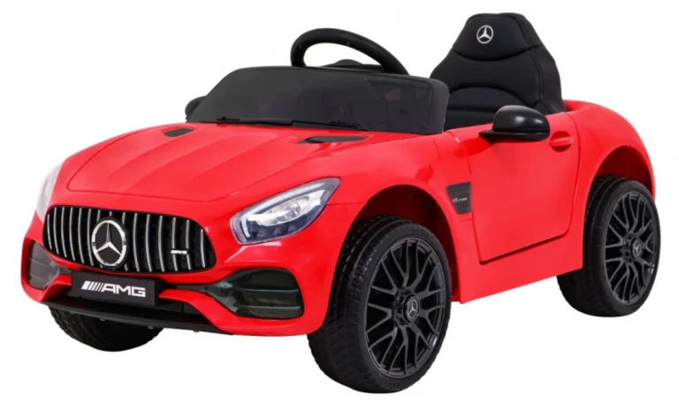 Mercedes Benz Gt Dječja Kolica Na Baterije Crvena + Daljinski Upravljač + Spori Start + Mp3 Led 1