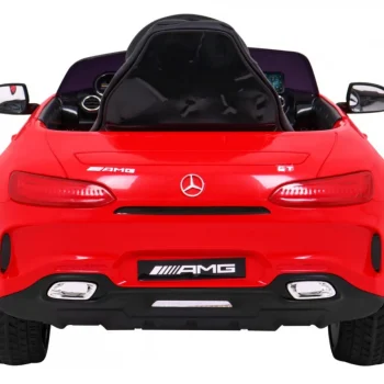 Mercedes Benz Gt Dječja Kolica Na Baterije Crvena + Daljinski Upravljač + Spori Start + Mp3 Led 4