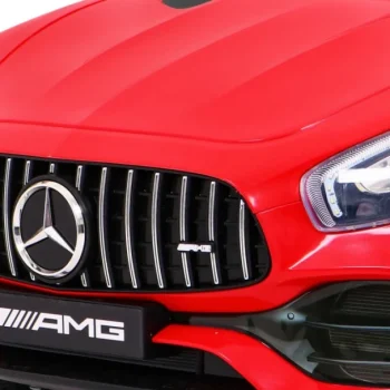 Mercedes Benz Gt Dječja Kolica Na Baterije Crvena + Daljinski Upravljač + Spori Start + Mp3 Led 7