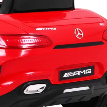Mercedes Benz Gt Dječja Kolica Na Baterije Crvena + Daljinski Upravljač + Spori Start + Mp3 Led 8