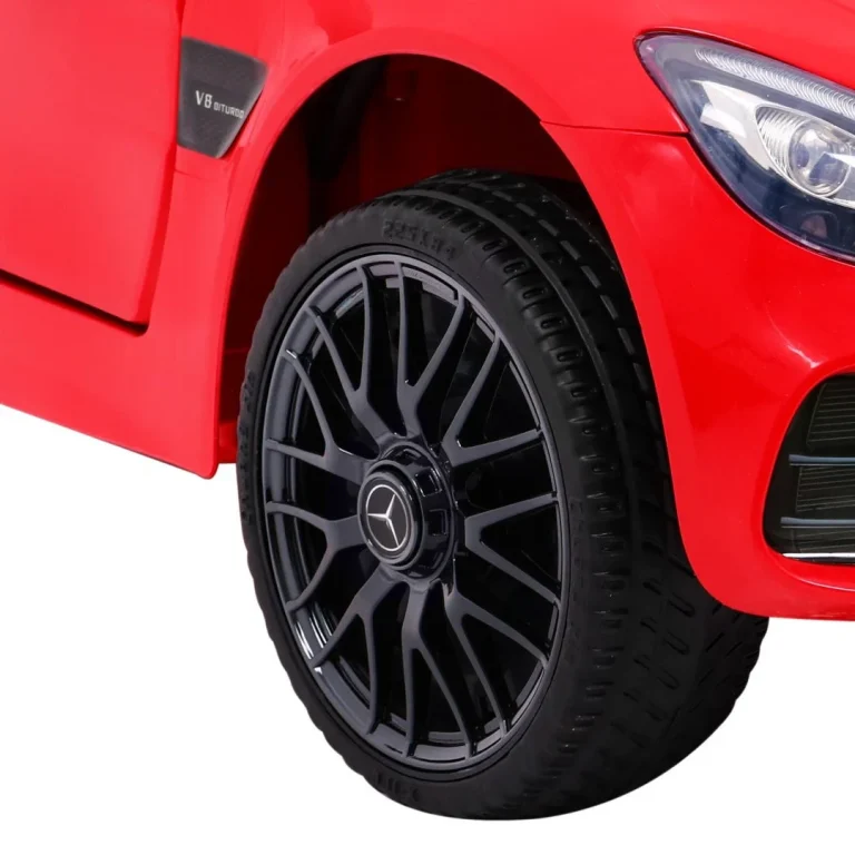 Mercedes Benz Gt Dječja Kolica Na Baterije Crvena + Daljinski Upravljač + Spori Start + Mp3 Led 9