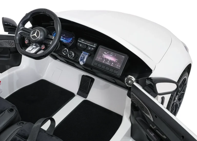 Mercedes Benz Gt63 Amg Bijeli Auto Na Akumulator 20