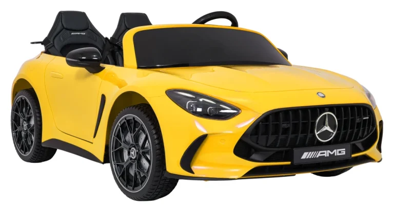 Mercedes Benz Gt63 Amg žuti Auto Na Akumulator 11