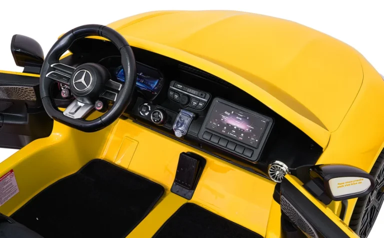 Mercedes Benz Gt63 Amg žuti Auto Na Akumulator 18