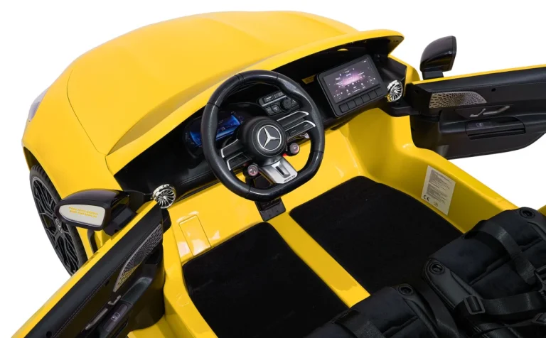Mercedes Benz Gt63 Amg žuti Auto Na Akumulator 20
