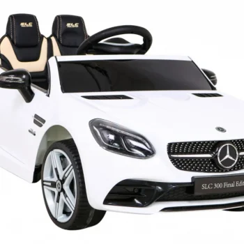 Mercedes Benz Slc300 Dječji Automobil Na Baterije, Bijeli + Mp3 Zvukovi, Svjetla, Bijela 10