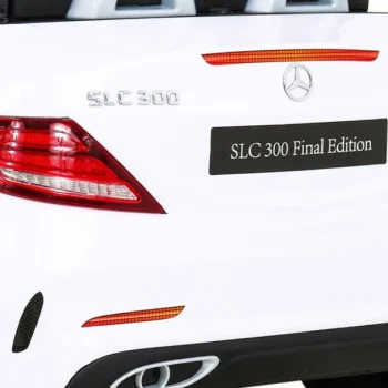 Mercedes Benz Slc300 Dječji Automobil Na Baterije, Bijeli + Mp3 Zvukovi, Svjetla, Bijela 13