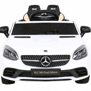 Mercedes Benz Slc300 Dječji Automobil Na Baterije, Bijeli + Mp3 Zvukovi, Svjetla, Bijela 3
