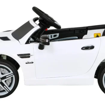 Mercedes Benz Slc300 Dječji Automobil Na Baterije, Bijeli + Mp3 Zvukovi, Svjetla, Bijela 4