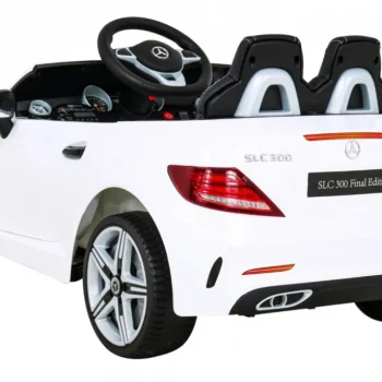 Mercedes Benz Slc300 Dječji Automobil Na Baterije, Bijeli + Mp3 Zvukovi, Svjetla, Bijela 5