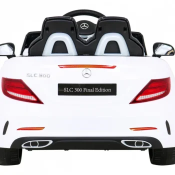 Mercedes Benz Slc300 Dječji Automobil Na Baterije, Bijeli + Mp3 Zvukovi, Svjetla, Bijela 6