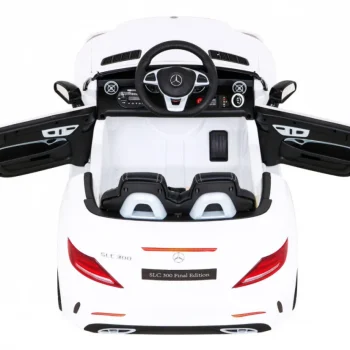 Mercedes Benz Slc300 Dječji Automobil Na Baterije, Bijeli + Mp3 Zvukovi, Svjetla, Bijela 7