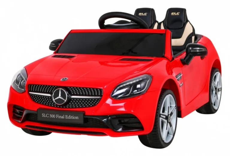 Mercedes Benz Slc300 Dječji Automobil Na Baterije, Crveni + Mp3 Zvukovi, Svjetla, Crvena 1