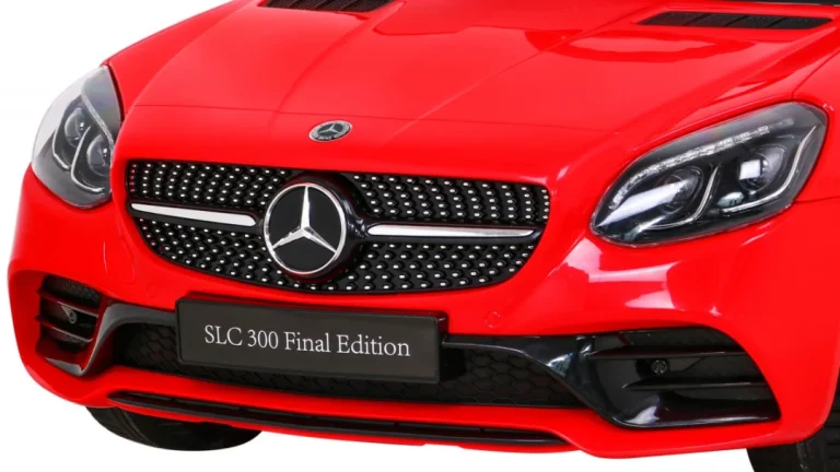 Mercedes Benz Slc300 Dječji Automobil Na Baterije, Crveni + Mp3 Zvukovi, Svjetla, Crvena 12