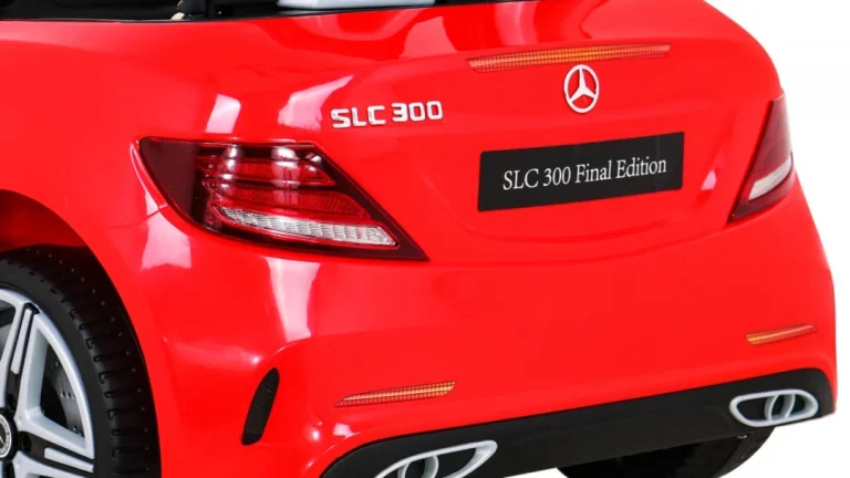 Mercedes Benz Slc300 Dječji Automobil Na Baterije, Crveni + Mp3 Zvukovi, Svjetla, Crvena 13
