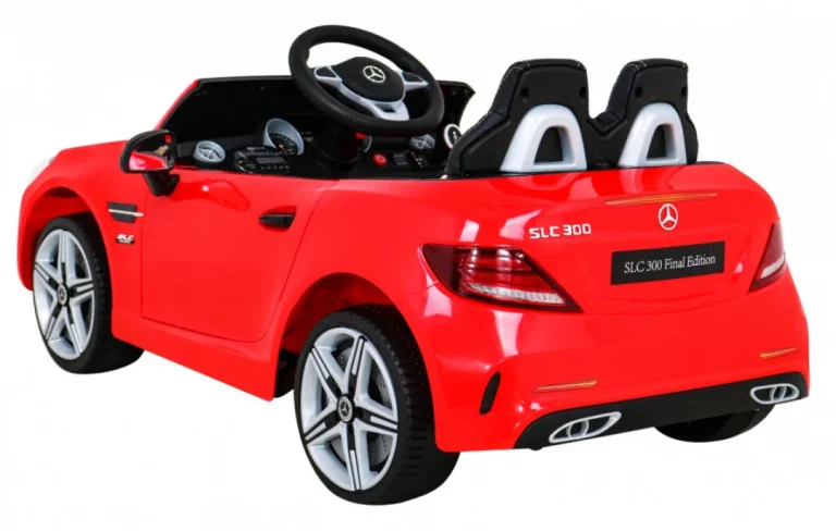 Mercedes Benz Slc300 Dječji Automobil Na Baterije, Crveni + Mp3 Zvukovi, Svjetla, Crvena 5