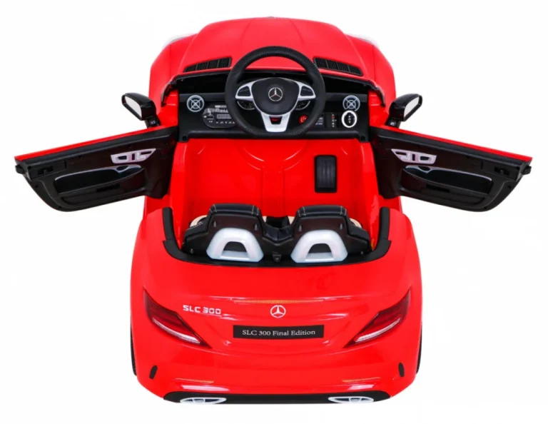 Mercedes Benz Slc300 Dječji Automobil Na Baterije, Crveni + Mp3 Zvukovi, Svjetla, Crvena 7