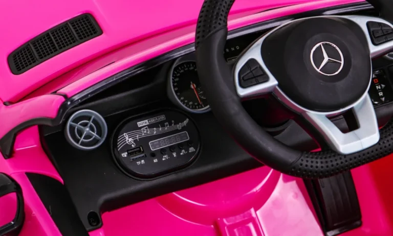 Mercedes Benz Slc300 Na Akumulator, Ružičasti 9