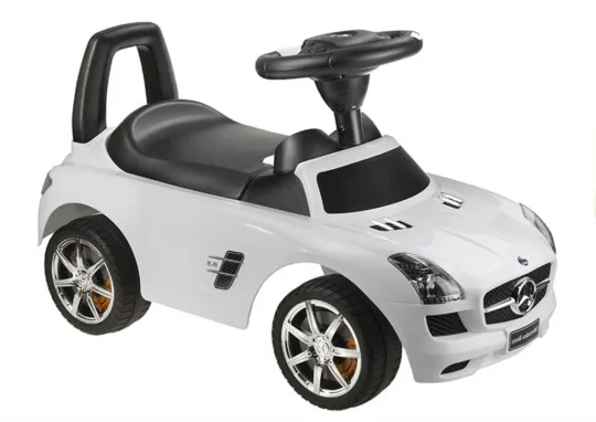 Mercedes Benz Sls Amg Bijela Dječji Autić Za Guranje 1