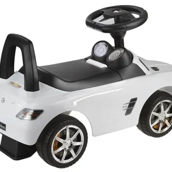 Mercedes Benz Sls Amg Bijela Dječji Autić Za Guranje 3