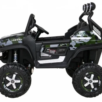 Mercedes Benz Unimog Za Djecu Camo Boja + 4x4 Pogon + Daljinski Upravljač + Prtljažnik + Spori 4